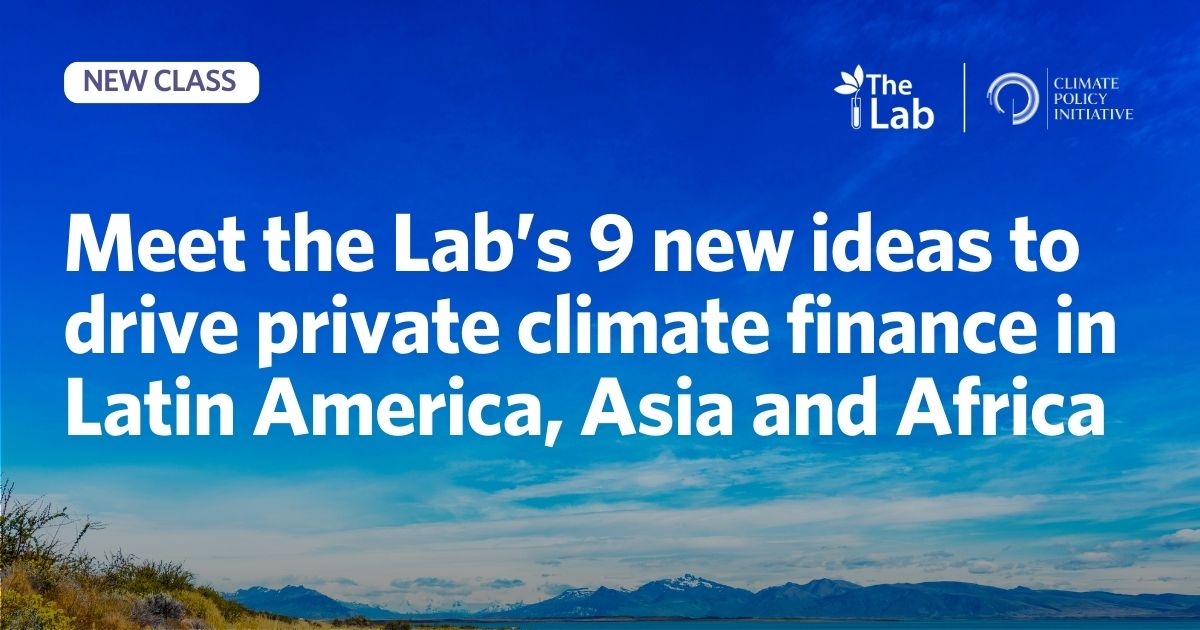 Lab Select The Lab selects 9 new solutions to drive sustainable investments in ...